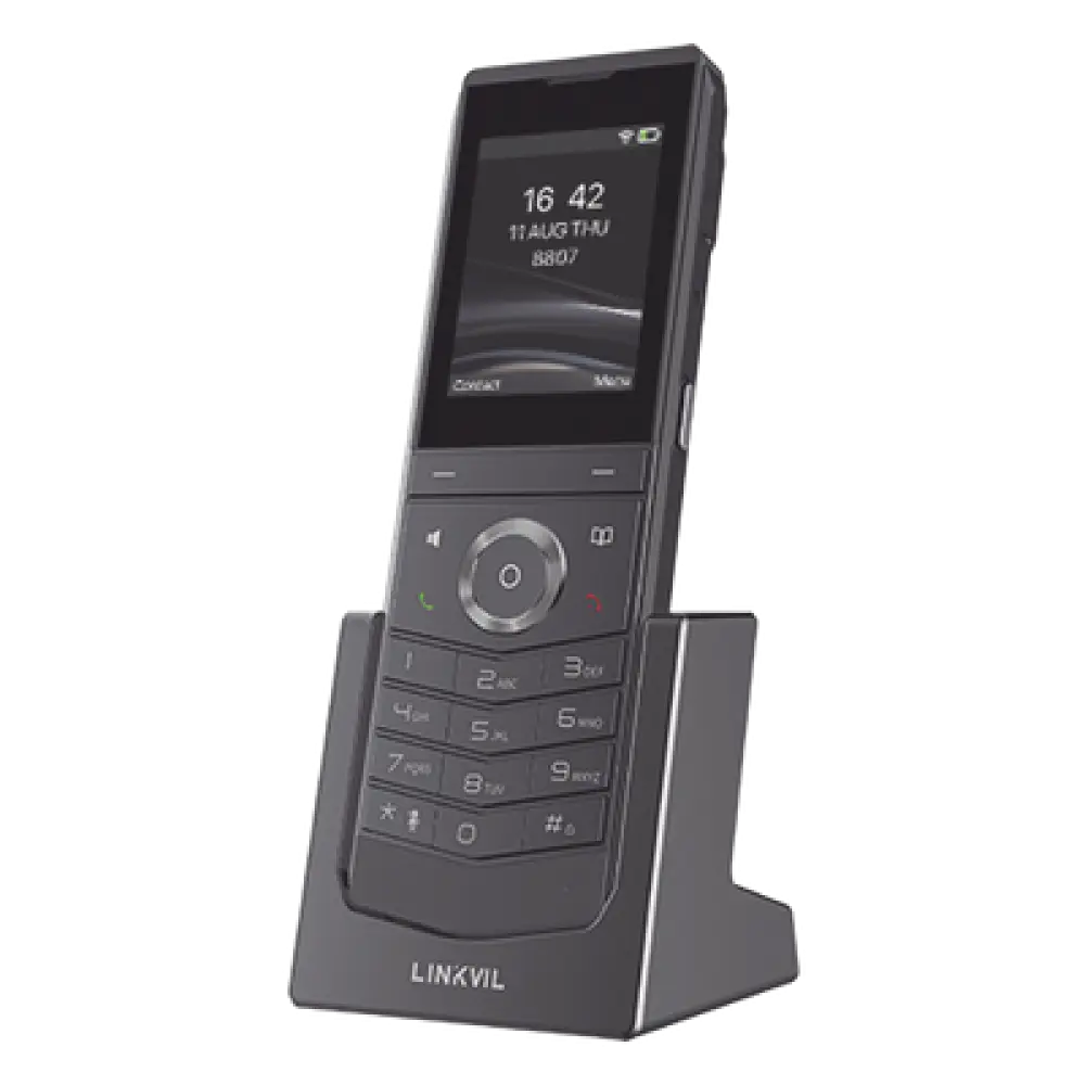 Teléfono IP Wi-Fi Portátil / Wi-Fi 6 Dual Banda / IP67 / Bluetooth 5.0 / Batería 1900 mAh / Pantalla 2.4''