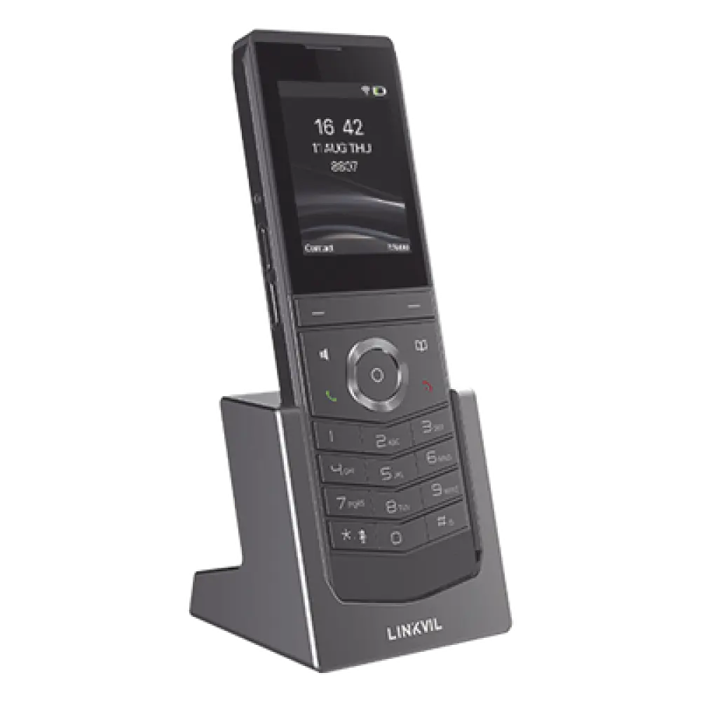Teléfono IP Wi-Fi Portátil / Wi-Fi 6 Dual Banda / IP67 / Bluetooth 5.0 / Batería 1900 mAh / Pantalla 2.4''