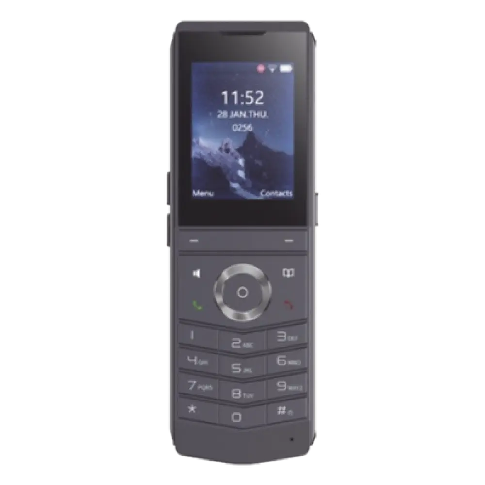 Teléfono IP Wi-Fi Portátil / Wi-Fi 6 Dual Banda / IP67 / Bluetooth 5.0 / Batería 1900 mAh / Pantalla 2.4''