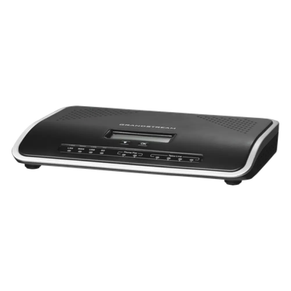 Conmutador IP-PBX de 4 puertos FXO + 2 FXS, 45 llamadas concurrentes, 500 usuarios y doble puerto Gigabit