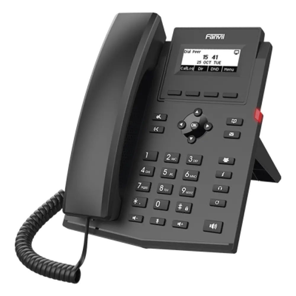 Teléfono IP / 2 Líneas SIP / Wi-Fi 802.11b/g/n Dual Band / Pantalla LCD 2.3" / Códec Opus / Conferencia 6 Vías / Puertos 10/100M