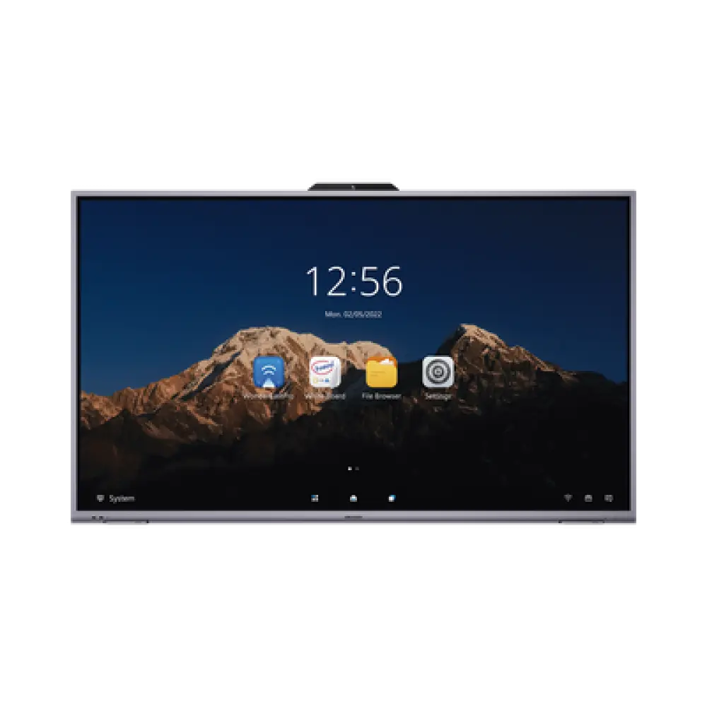 Pantalla Interactiva Touch de 65" Android 11 / Cámara Web 8 MP / Resolución 4K / Bocinas Integradas / Entradas HDMI y VGA / Incluye 2 Lápices para Escribir