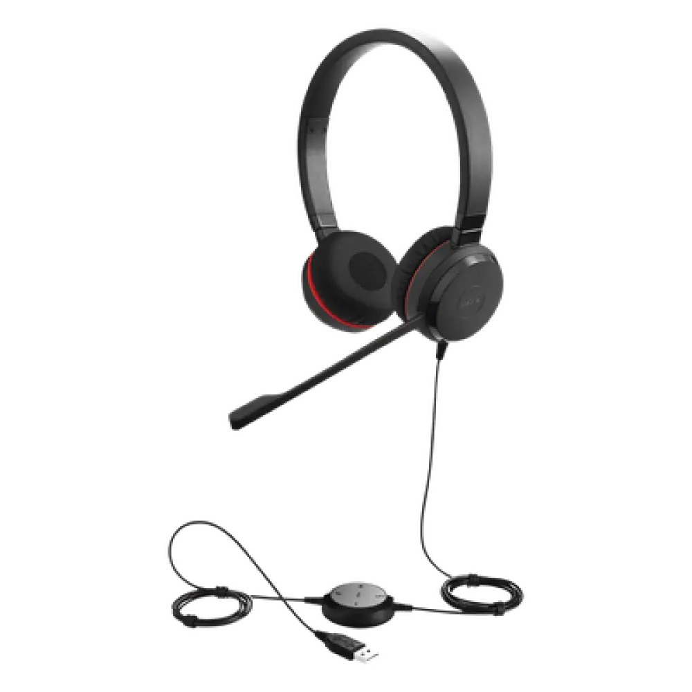 Auricular Profesional UC / Conectividad Dual USB y 3.5 mm / Micrófono con Cancelación de Ruido / Controlador en Cable con LED / Plug and Play