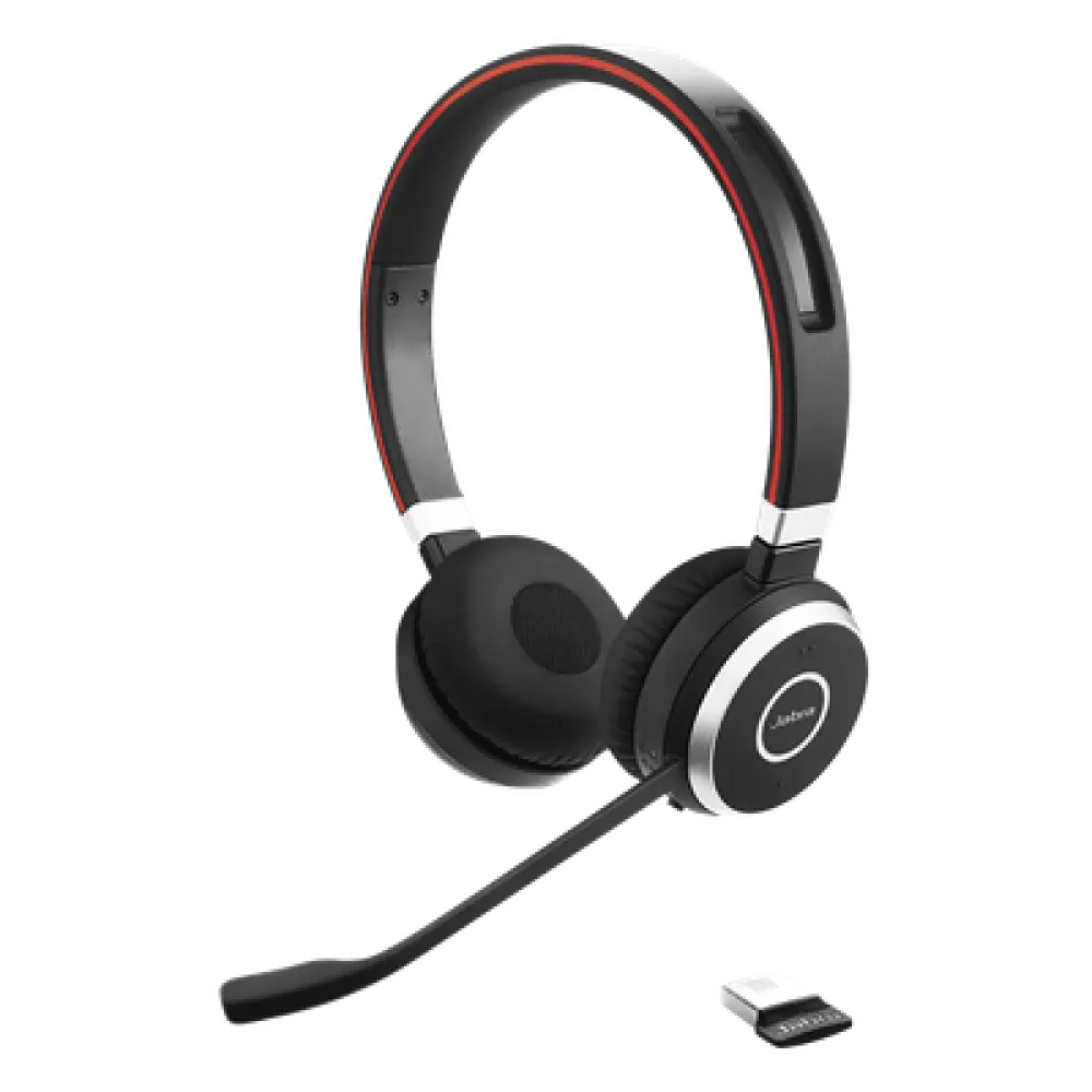 Diadema / Auricular Jabra Evolve 65 Stereo / Bluetooth / Cancelación de Ruido / 14h Autonomía (6599-823-309)