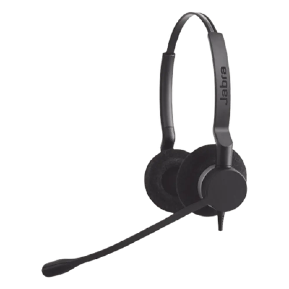 Diadema / Auricular Jabra Biz 2300 Duo / QD / Cable Reforzado / Brazo 360° / Contact Center (2309-820-105)