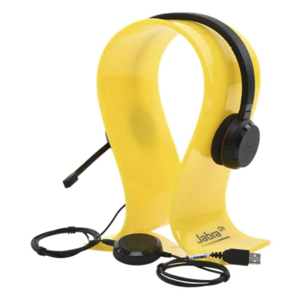 Auricular Profesional / Cancelación Pasiva de Ruido / Conexión USB y 3.5 mm / Micrófono con Cancelación de Ruido / Control de Llamadas con LED / Plug and Play