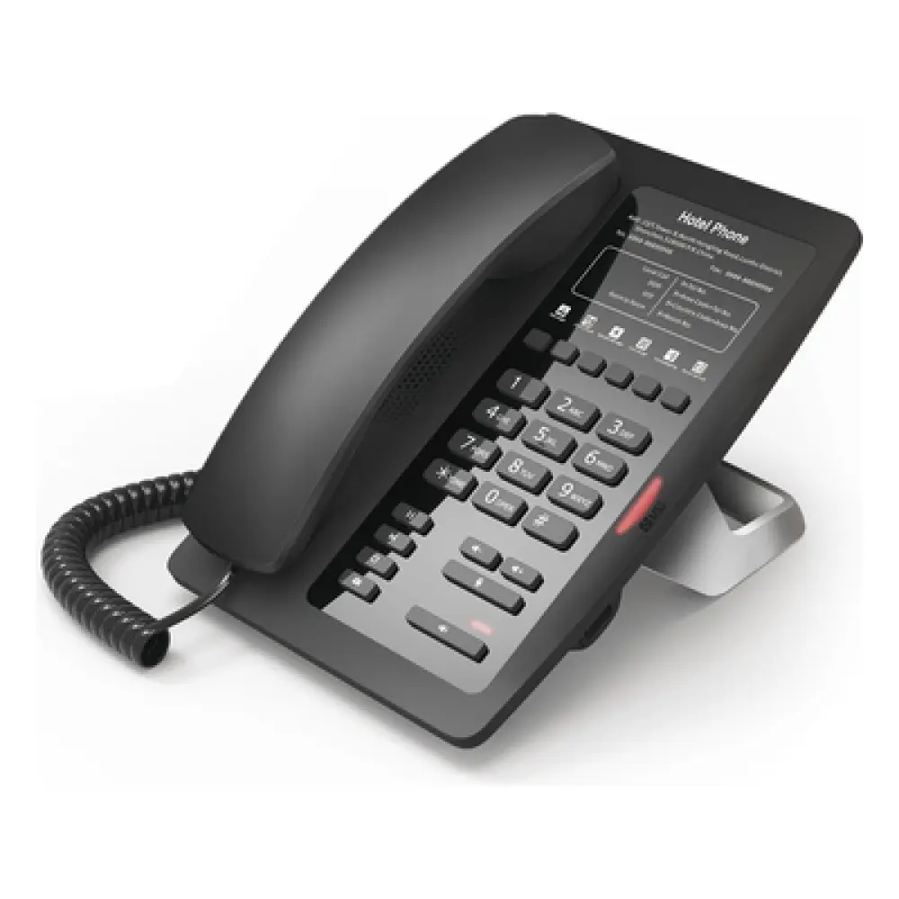 Teléfono IP Wi-Fi / Audio HD Opus / 2 Puertos Ethernet 10/100 Mbps / PoE 802.3af / 6 Teclas Programables Hotline / 2 Cuentas SIP