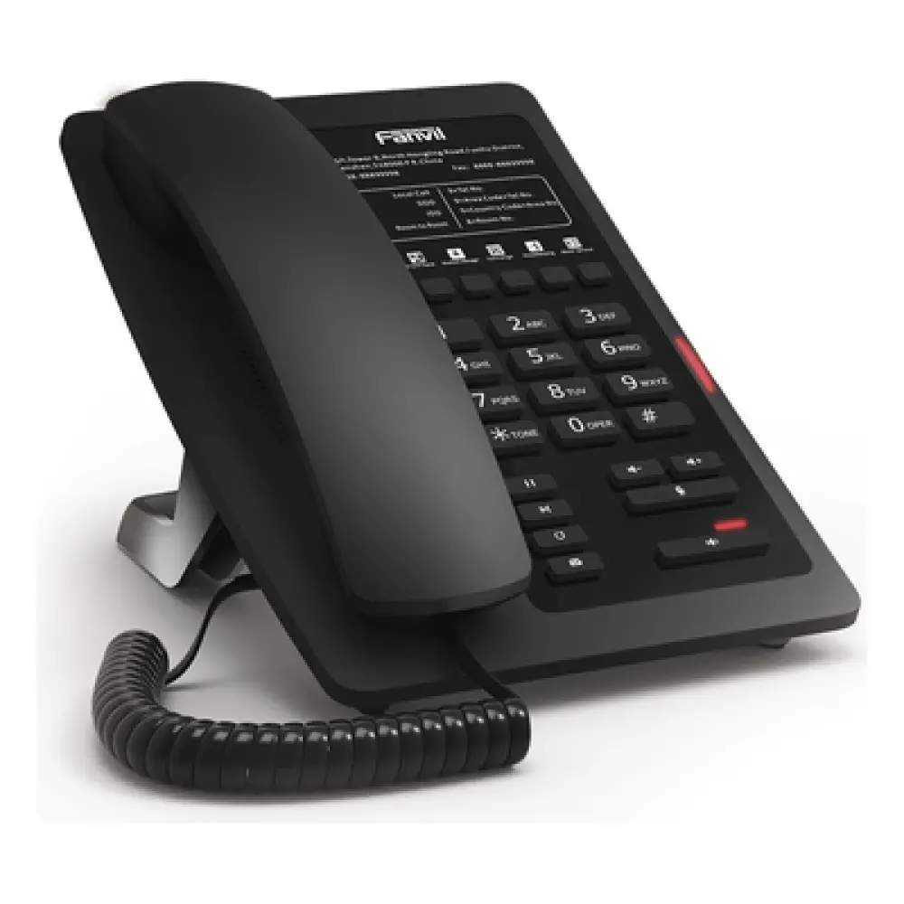 Teléfono IP Wi-Fi / Audio HD Opus / 2 Puertos Ethernet 10/100 Mbps / PoE 802.3af / 6 Teclas Programables Hotline / 2 Cuentas SIP