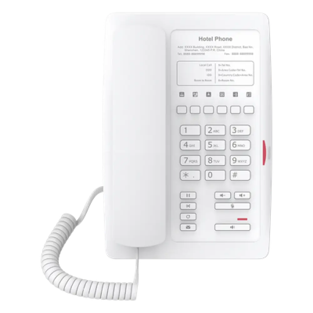 Teléfono IP WiFi / 2 Cuentas SIP / Opus HD / Wi-Fi 2.4 GHz / PoE 802.3af / 2 Puertos Ethernet 10/100 Mbps / 6 Teclas Programables