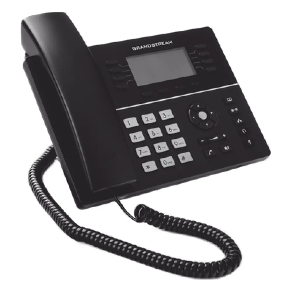 Teléfono IP Gama media de 8 Líneas con 4 teclas de función, 32 teclas de extensión BLF digital y conferencia de 5 vías PoE Gigabit