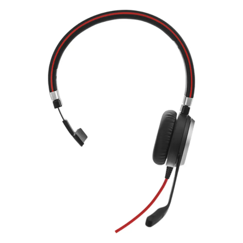 Diadema / Auricular Jabra Evolve 40 Mono / USB y 3.5mm / Cancelación de Ruido / Indicador de Ocupado (6393-823-109)