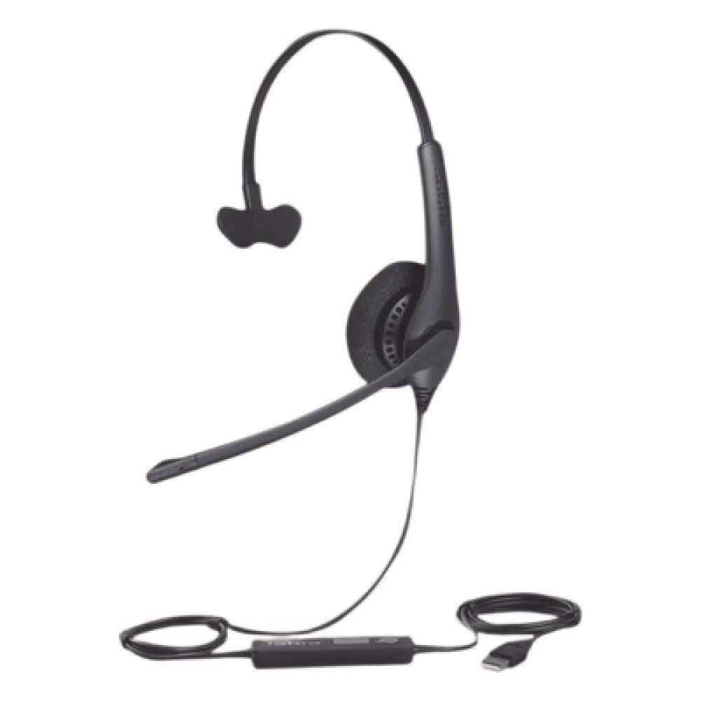 Jabra Biz 1500 Mono, auricular profesional con cancelación de ruido, con conexión USB (1553-0159) 
