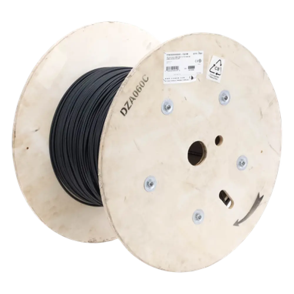 Cable de Fibra Óptica / 6 Hilos / Interior-Exterior / Tight Buffer / No Conductiva / LS0H / OM4 50/125 / 1 Metro (3.28 Pies)