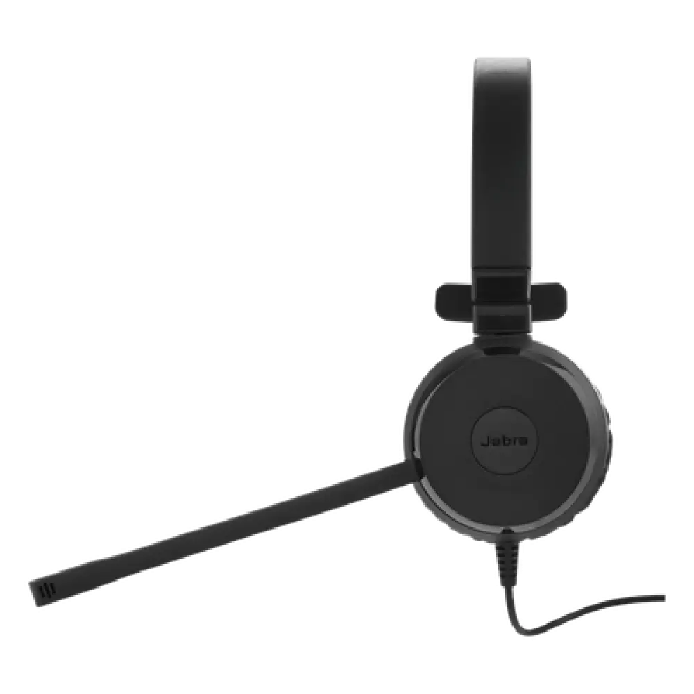 Jabra Evolve 30 Mono con conexión USB / 3.5mm, micrófono con cancelación de ruido y controlador en el cable con botones e indicadores LED (5393-829-309) 
