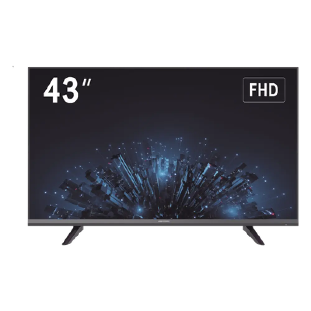 Monitor LED / 43 pulgadas Full HD 1920x1080 / Uso 24-7 / Contraste 4000:1 / HDMI VGA USB / VESA 200x200 / Bocinas 10W x2