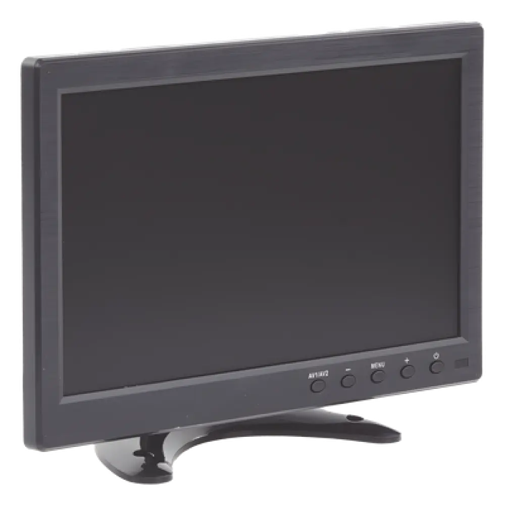 Monitor TFT-LCD / 10.1 Pulgadas / 1024 x 600 / 300 cd/m² / HDMI / VGA / RCA / BNC / USB / -20 a 70 °C
