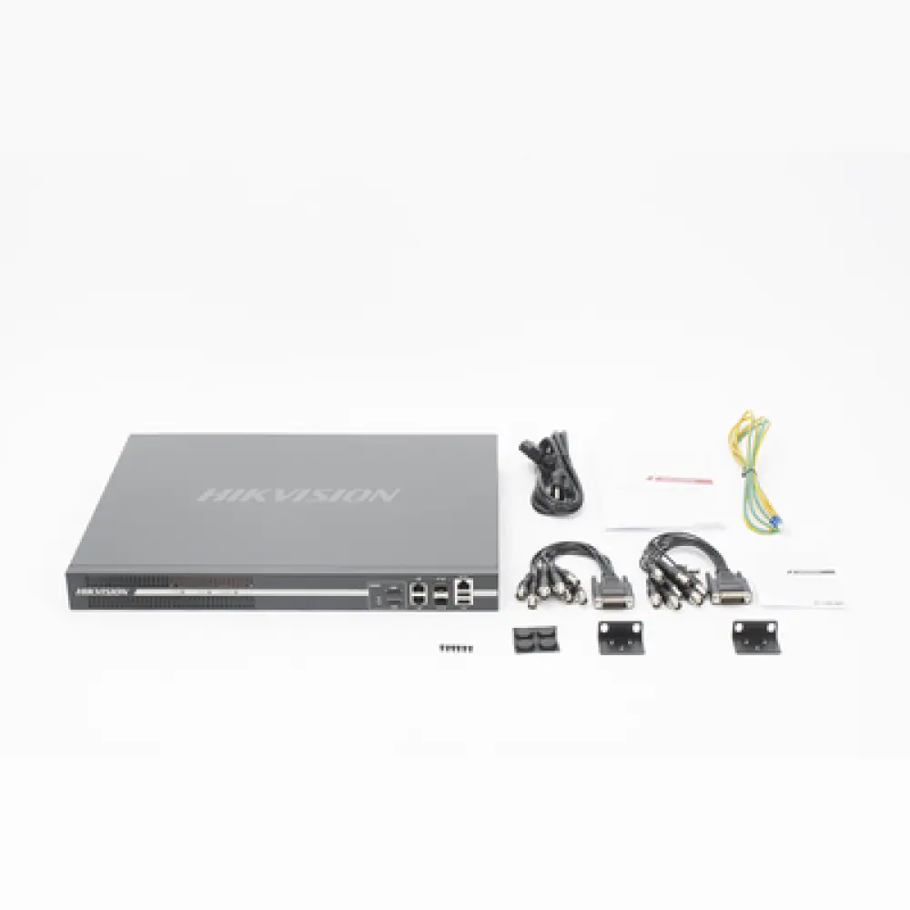 Decodificador de Vídeo IP / 4 Salidas HDMI 4K / Decodificación 64 Canales / Videowall 25 Cámaras por Pantalla / Interfaz de Red 10/100/1000 Mbps y Fibra Óptica