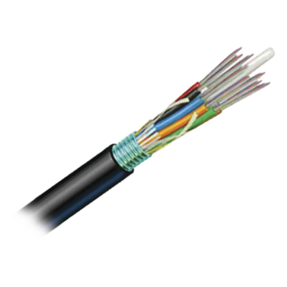 Cable de Fibra Óptica / 12 Hilos / OSP / Monomodo OS2 / MDPE / 1 Metro (3.28 Pies)