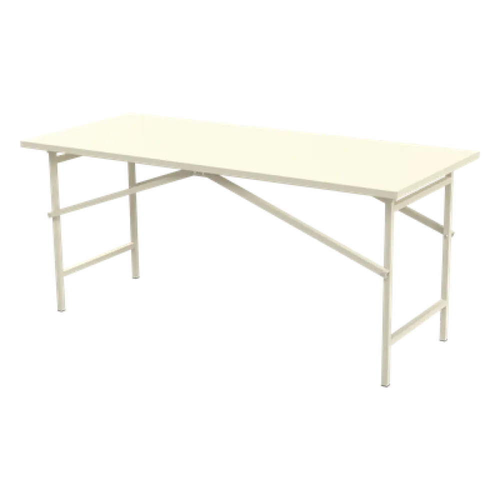 Mesa de Trabajo Plegable / 250 kg Capacidad / 1832x791x813 mm / 6.0x2.6x2.7 ft / Acabado Electrostático
