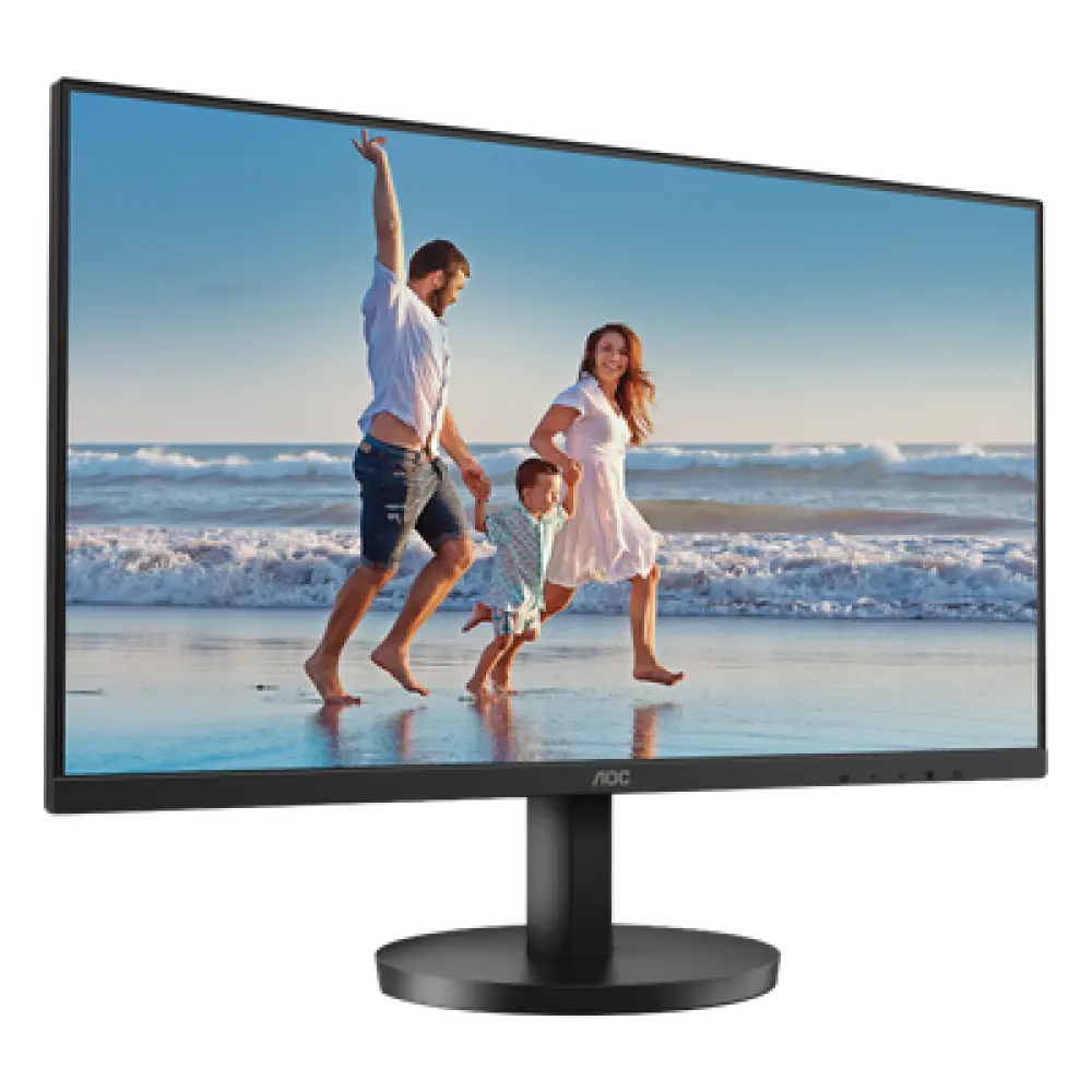 Monitor LED de 23.8" VESA, Resolución 1920 x 1080 Pixeles, Entradas de Video VGA/HDMI. Panel VA LCD Backlight LED. Ultra Delgado