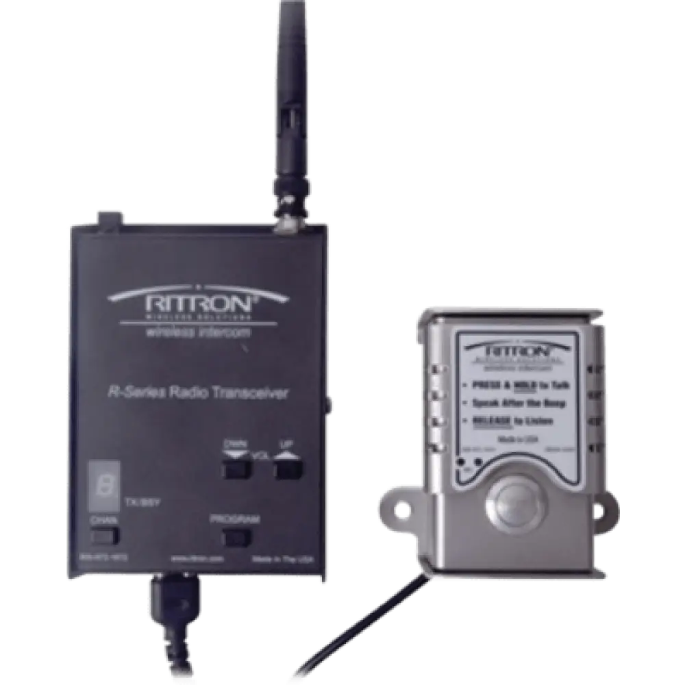 Intercomunicador Inalámbrico UHF / Alcance 2 km (1.2 mi) / 2 Watts / 10 Canales / Espaciado 12.5 kHz / Bocina 1000 mW