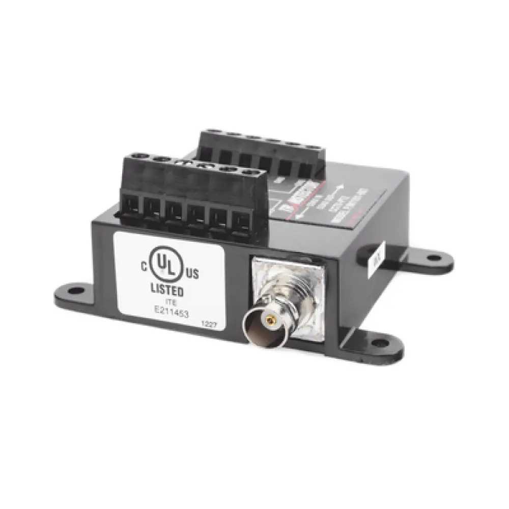 Protector CCTV PTZ / SASD / 12-24V + Coaxial BNC + RS-232/422/485 / 150A / Bidireccional / -40 a 65°C