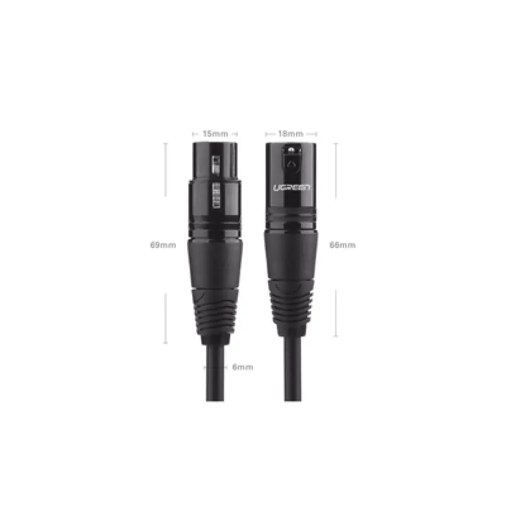 Cable XLR Balanceado / Macho a Hembra / 5 m (16.4 ft) / Triple Blindaje / OFC / 6 mm Diámetro