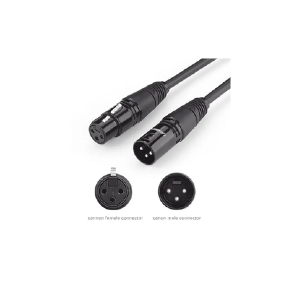 Cable XLR Balanceado / 3 Pines Macho a Hembra / 10 m (32.8 ft) / Triple Blindaje / OFC / Conectores Niquelados