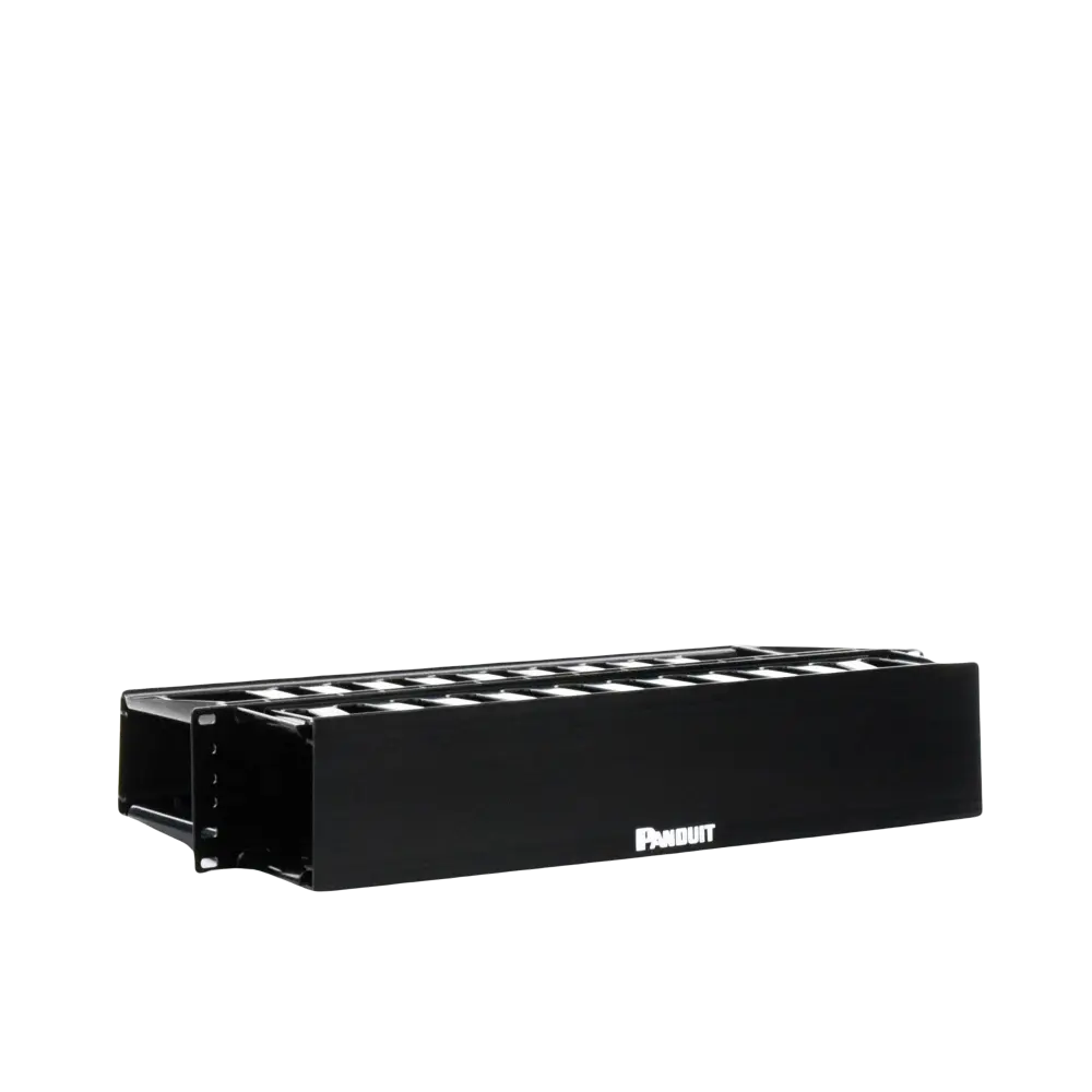 Organizador de Cables Horizontal PatchLink, Doble (Frontal y Posterior), Para Rack de 19in, 2UR