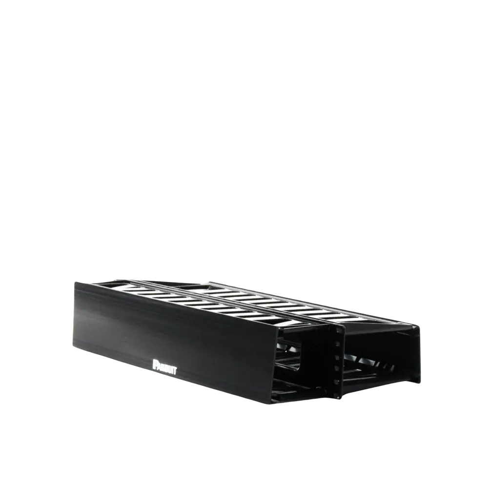 Organizador de Cables Horizontal PatchLink, Doble (Frontal y Posterior), Para Rack de 19in, 2UR