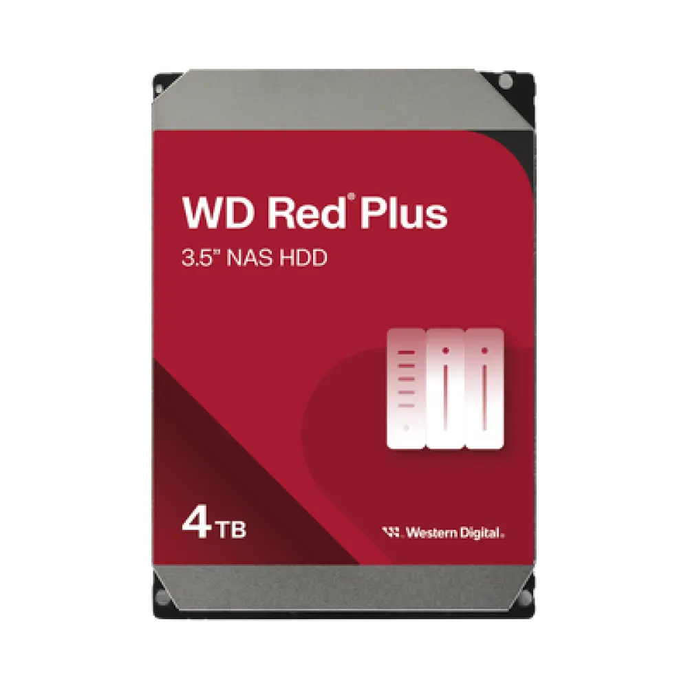 Disco Duro NAS / 4 TB / CMR / SATA 6 Gb/s / NASware 3.0 / 180 TB/año / MTBF 1 Millón de Horas