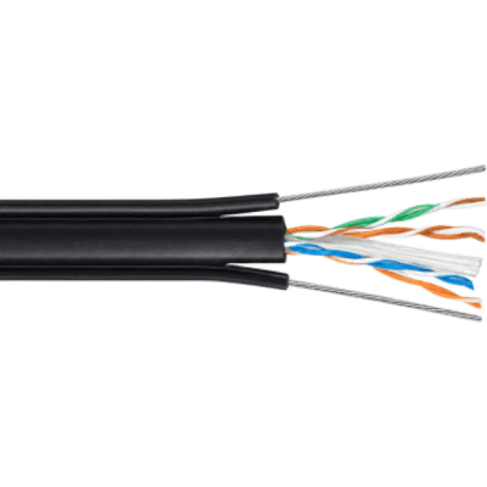 Cable UTP Elevador / Cat 6 / 4 Pares / 23 AWG / Doble Mensajero / 305 m (1000.7 ft)