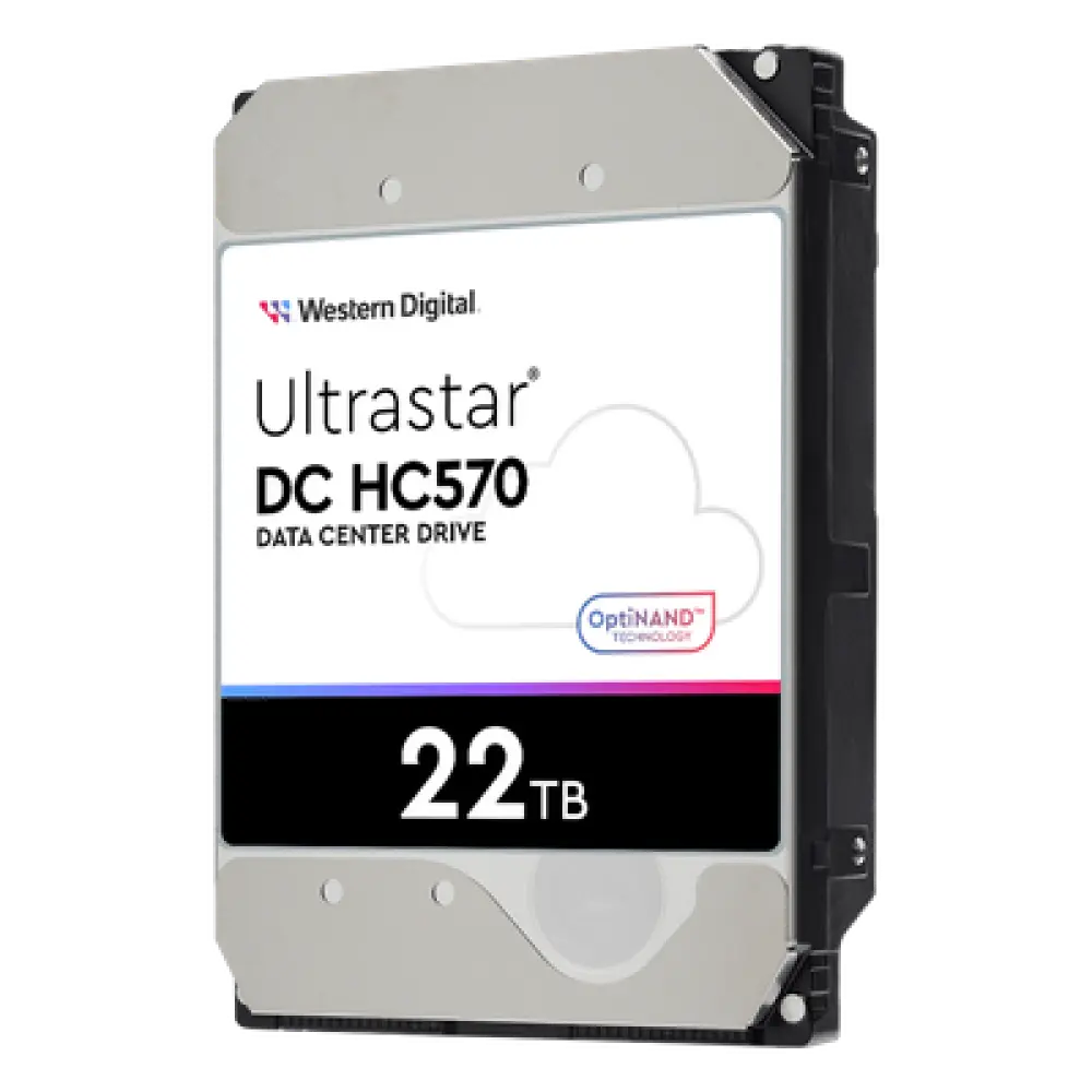 Disco Duro Data Center / 22 TB / 7200 RPM / SATA 6 Gb/s - SAS 12 Gb/s / HelioSeal / OptiNAND / 512 MB Buffer / 2.5M Horas MTBF