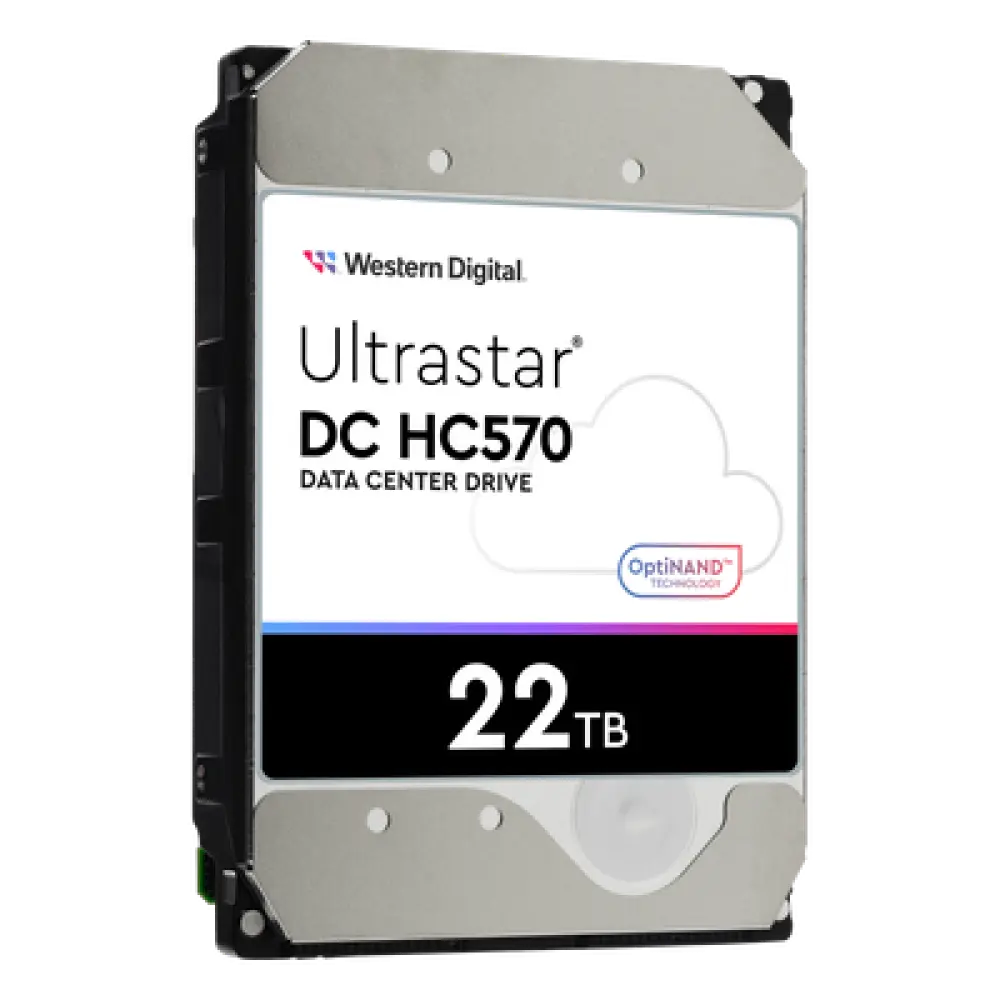 Disco Duro Data Center / 22 TB / 7200 RPM / SATA 6 Gb/s - SAS 12 Gb/s / HelioSeal / OptiNAND / 512 MB Buffer / 2.5M Horas MTBF