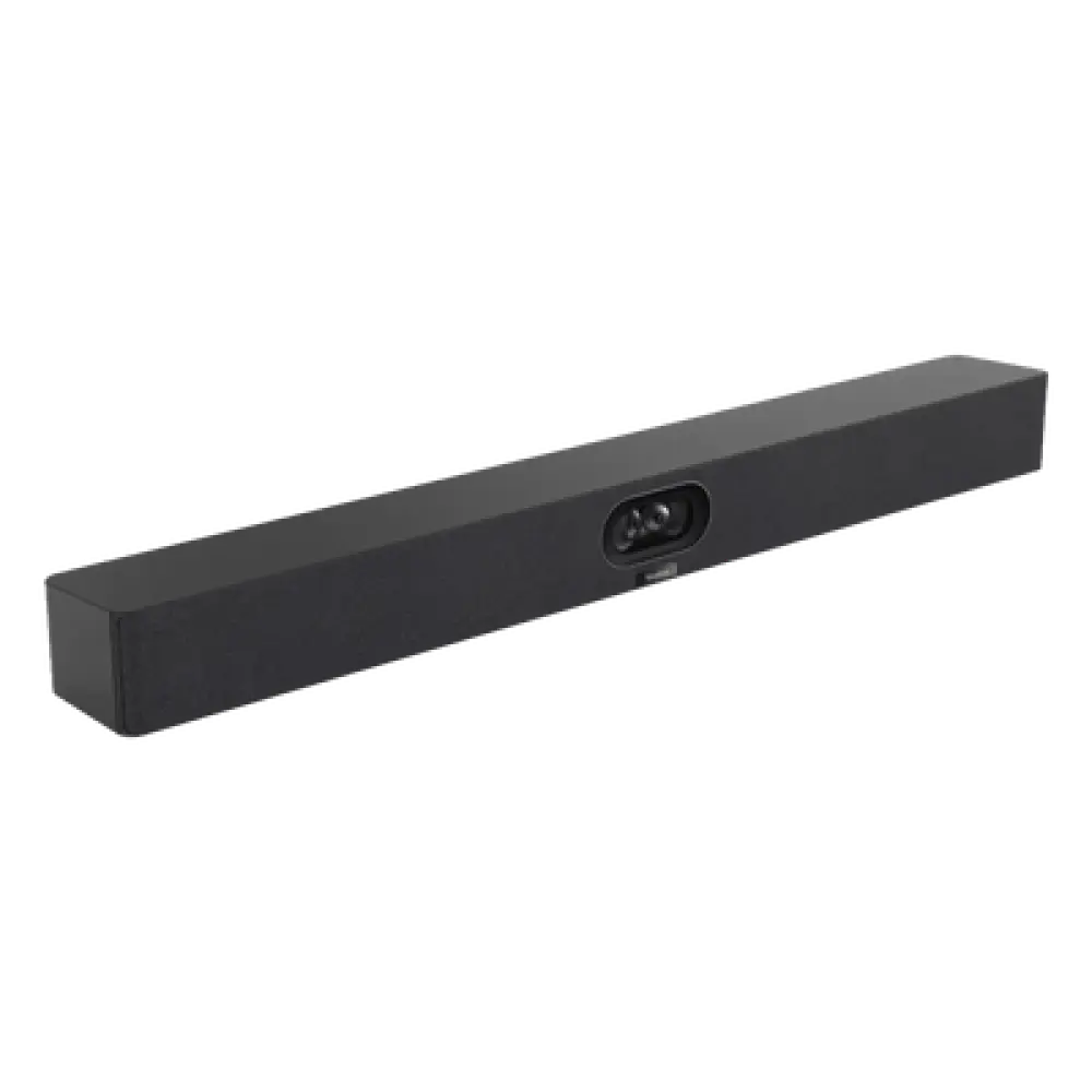 Barra de Videoconferencia Todo-en-Uno / 4K 30 fps / Doble Lente 48 MP / Alcance de Audio 6 m (19.7 ft) / 8 Micrófonos MEMS / Parlantes Estéreo 20W / USB, HDMI, Wi-Fi, Bluetooth
