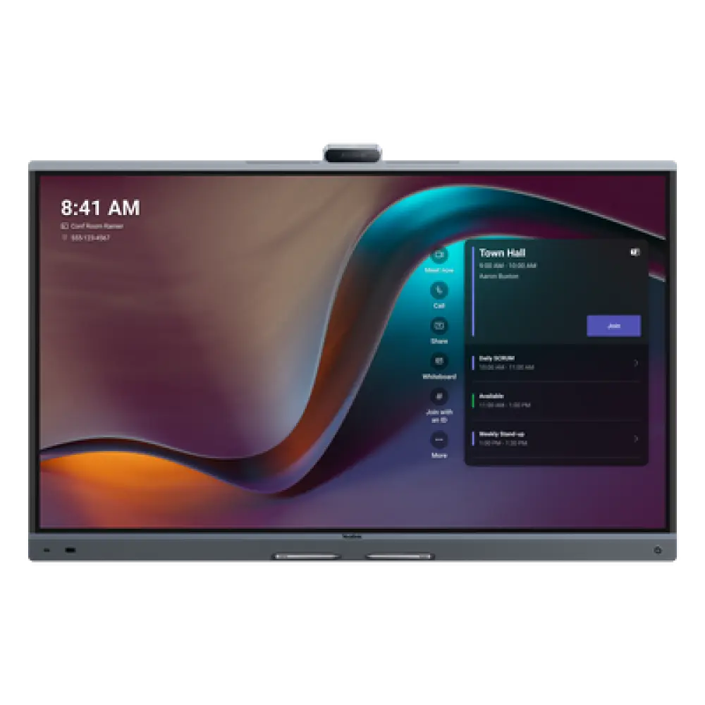 Centro de Colaboración Inteligente / Pantalla 4K UHD 65'' / Triple Cámara 50 MP / Zoom Híbrido 16x / Audio AI 12 m (39.4 ft) / 20 Puntos Táctiles / Wi-Fi 6