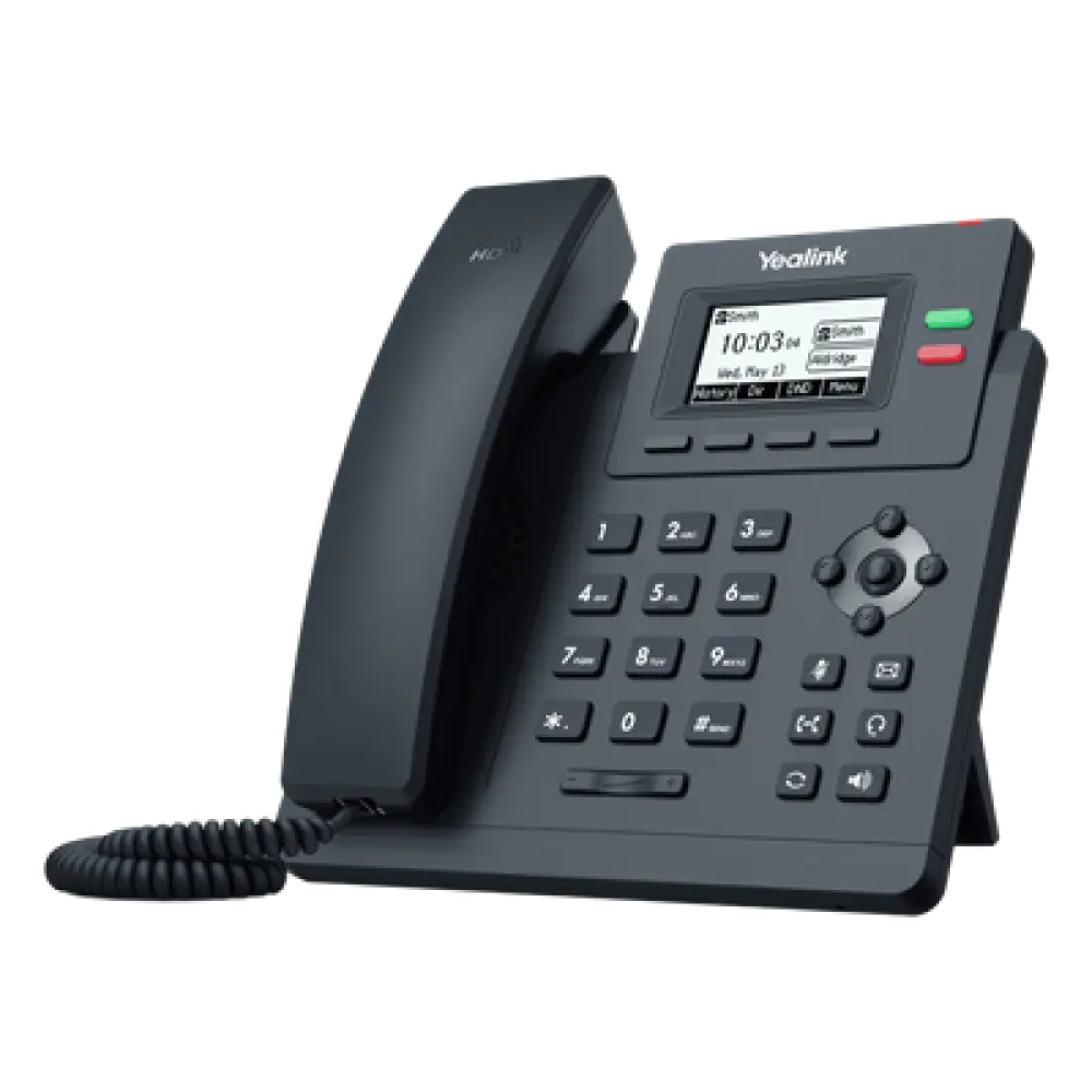 Teléfono IP / 2 Líneas SIP / Pantalla LCD 2.3" / PoE / Conferencia 5 Participantes / HD Voice