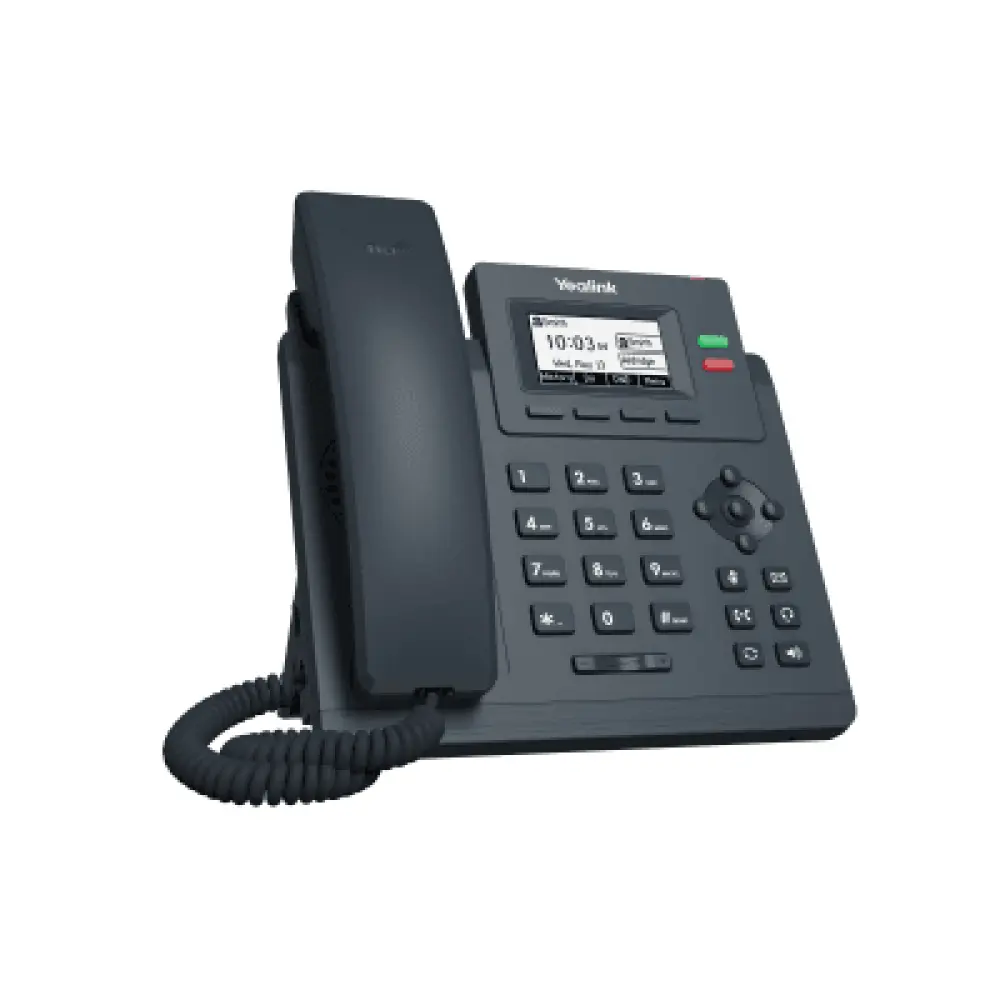 Teléfono IP / 2 Líneas SIP / Pantalla LCD 2.3" / PoE / Conferencia 5 Participantes / HD Voice