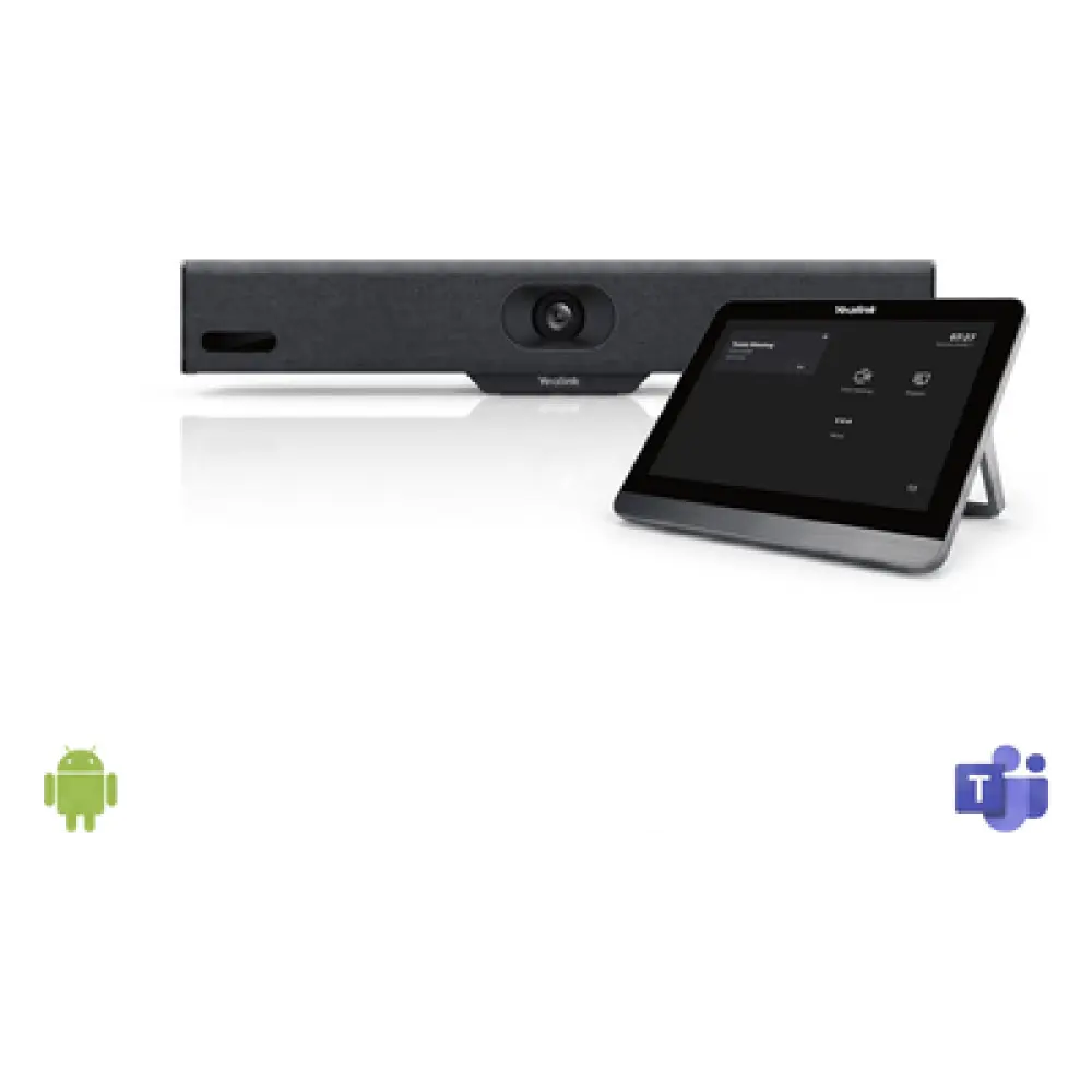 Barra de Videoconferencia / 4K / Lente 120° / Android Integrado / Microsoft Teams / BYOD / 8 Micrófonos MEMS / Full-Duplex