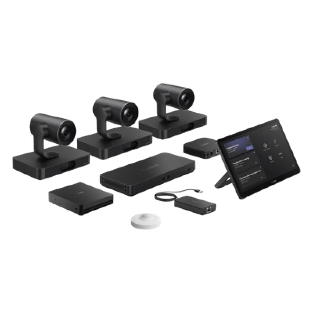 Sistema de Videoconferencia / Intel Ultra5 125H con NPU / Triple Cámara 20x Zoom Óptico / 9 Cámaras Multicámara / Compartición 4K/60fps / Panel Táctil 11.6' Full HD
