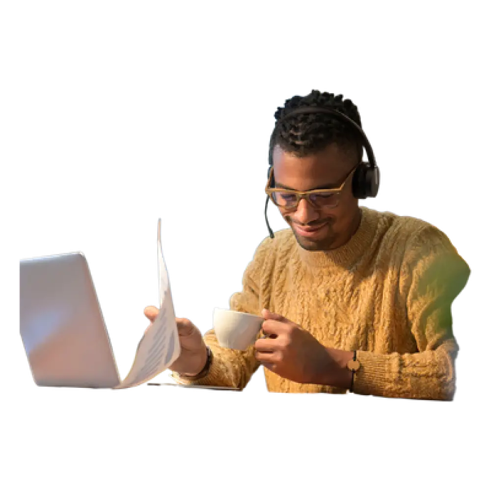 Diadema Inalámbrica / Dual / Bluetooth 5.3 / 50 m (164 ft) / Cancelación de Ruido IA / Certificada Microsoft Teams / Base de Carga
