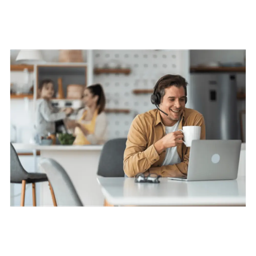 Auricular Mono Bluetooth / Cancelación de Ruido con 3 Micrófonos / 35 Horas de Conversación / Alcance 50 m (164 ft) / USB-C y USB-A