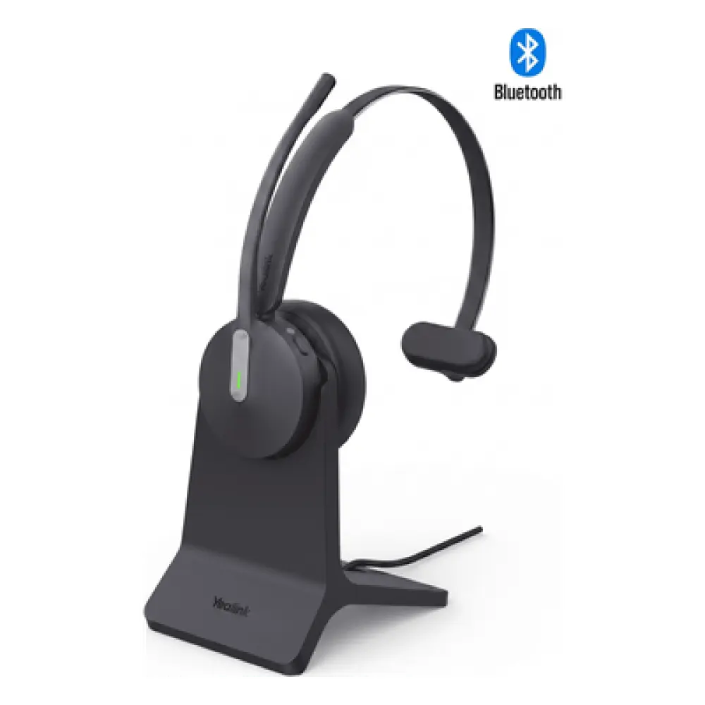 Auriculares Mono Bluetooth / 35 h de Conversación / Alcance 50 m (164 ft) / Cancelación de Ruido con 3 Micrófonos / USB-C y USB-A