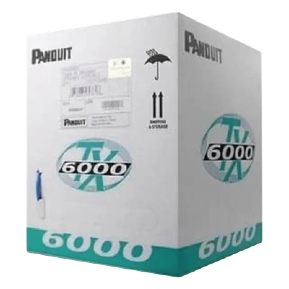 Cable UTP / Categoría 6A / 305 m (1000 ft) / 23 AWG / Cobre Sólido / CMR Riser / 4 Pares / Reelex
