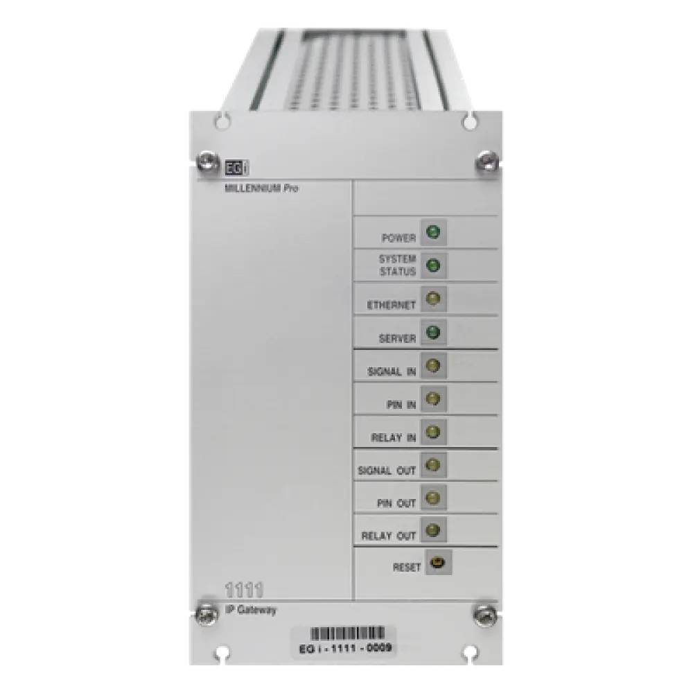 Interfaz IP de Audio / Gestión de Avisos Prioritarios / Streaming Hi-Fi / Ethernet 10/100 Mbps / Memoria 8 GB / VoIP / Unicast / Multicast