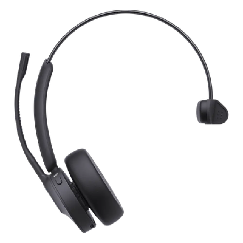 Auriculares Bluetooth Mono / Cancelación de Ruido IA / 35 Horas de Conversación / Bluetooth 5.3 / Alcance 50 m (164 ft) / USB-C y USB-A