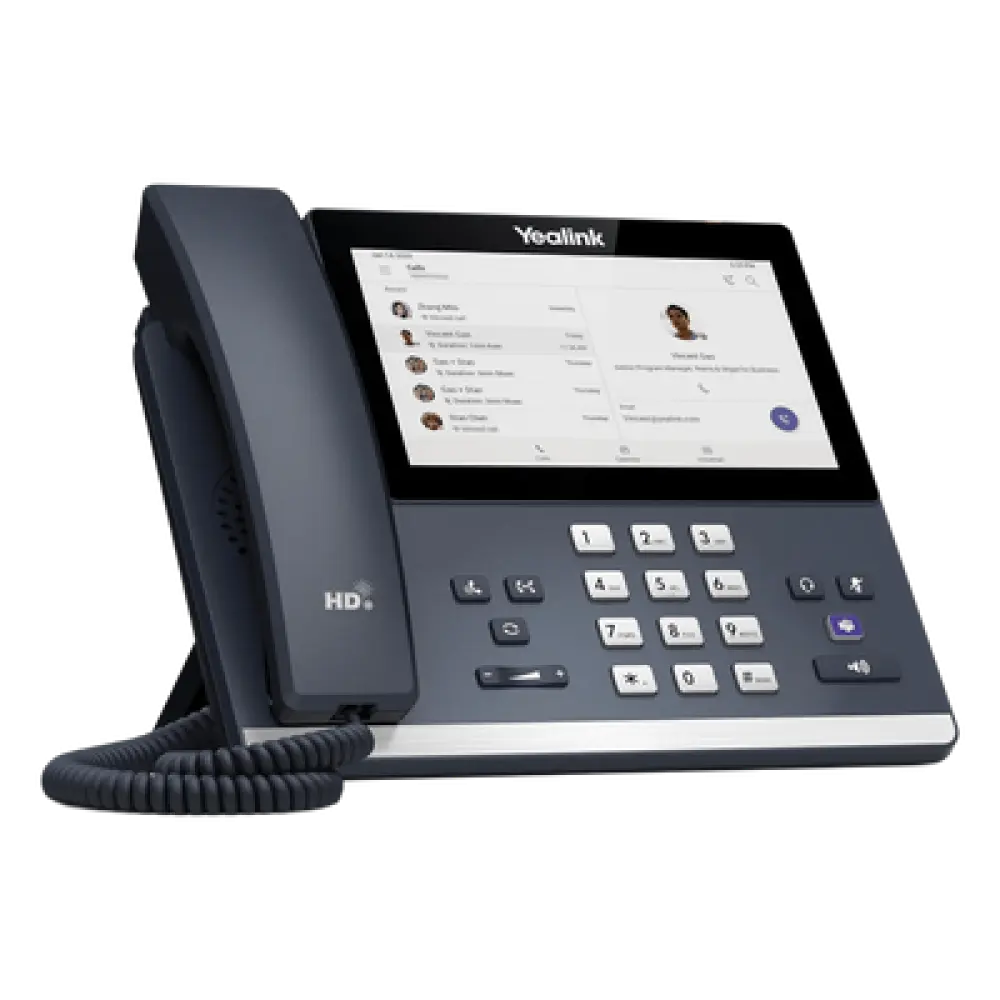 Teléfono IP / Pantalla Táctil 7" / Android 13 / Bluetooth 5.2 / Wi-Fi Dual Band / PoE / Certificación Microsoft Teams