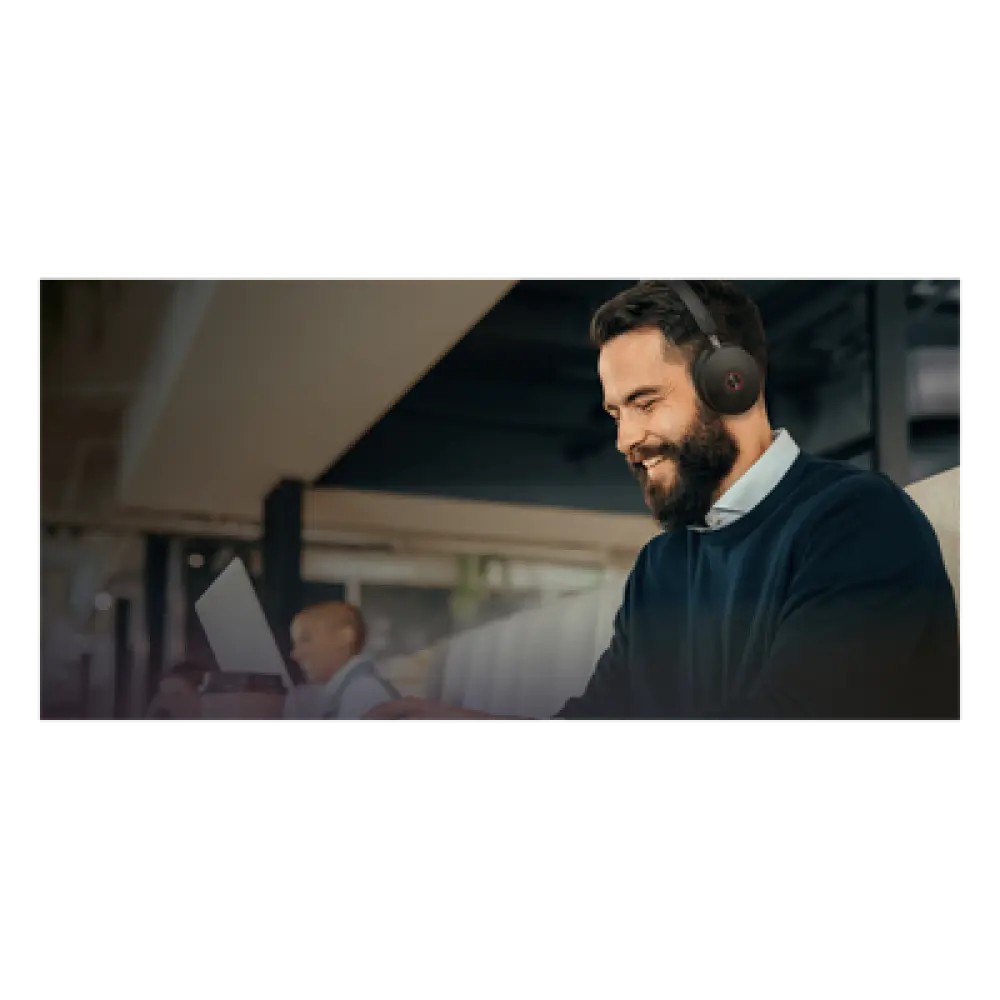 Auriculares Bluetooth / Cancelación Activa de Ruido Híbrida / 65 Horas de Reproducción / Alcance 50 m (164 ft) / 6 Micrófonos / USB-C y USB-A