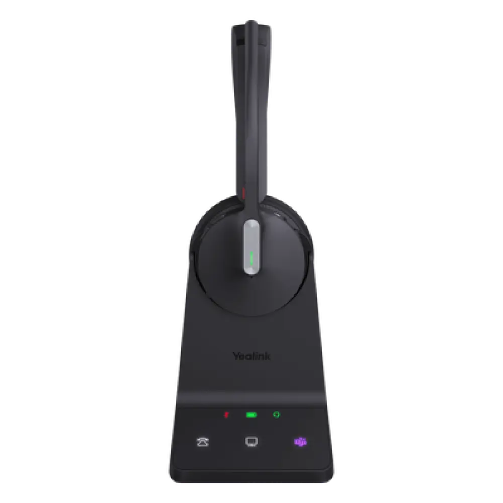 Auricular Inalámbrico Empresarial / DECT y Bluetooth 5.2 Simultáneos / 32 Horas de Conversación / Cancelación Activa de Ruido / Triple Conexión / Acoustic Shield 2.0