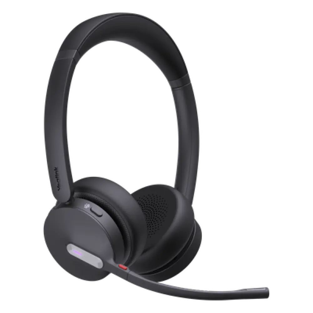 Auricular Inalámbrico Empresarial / DECT y Bluetooth 5.2 Simultáneos / 32 Horas de Conversación / Cancelación Activa de Ruido / Triple Conexión / Acoustic Shield 2.0
